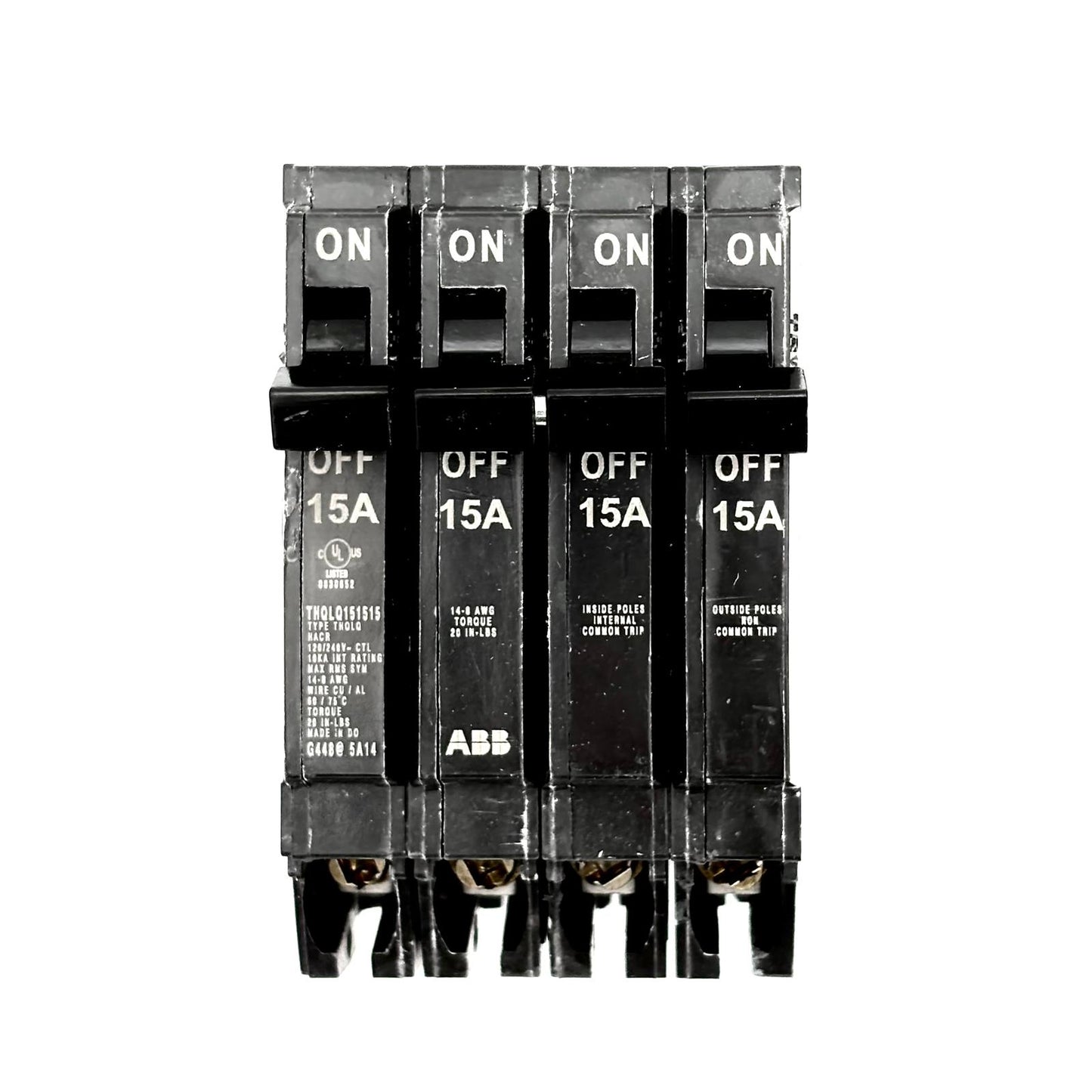 ABB/GE THQLQ151515 - 15-15-15AMP PLUG-IN 240V