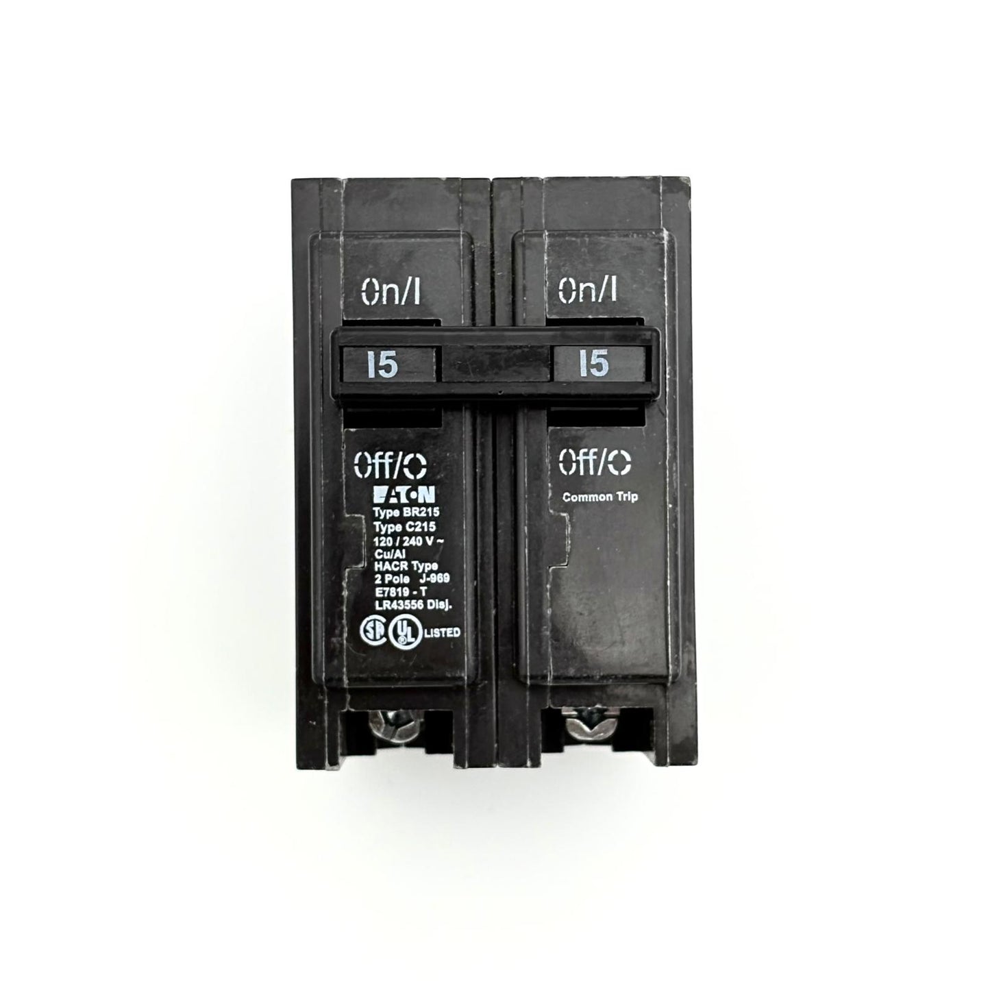 EATON BR215 - 15 AMP PUSH-ON 2 POLE 240V