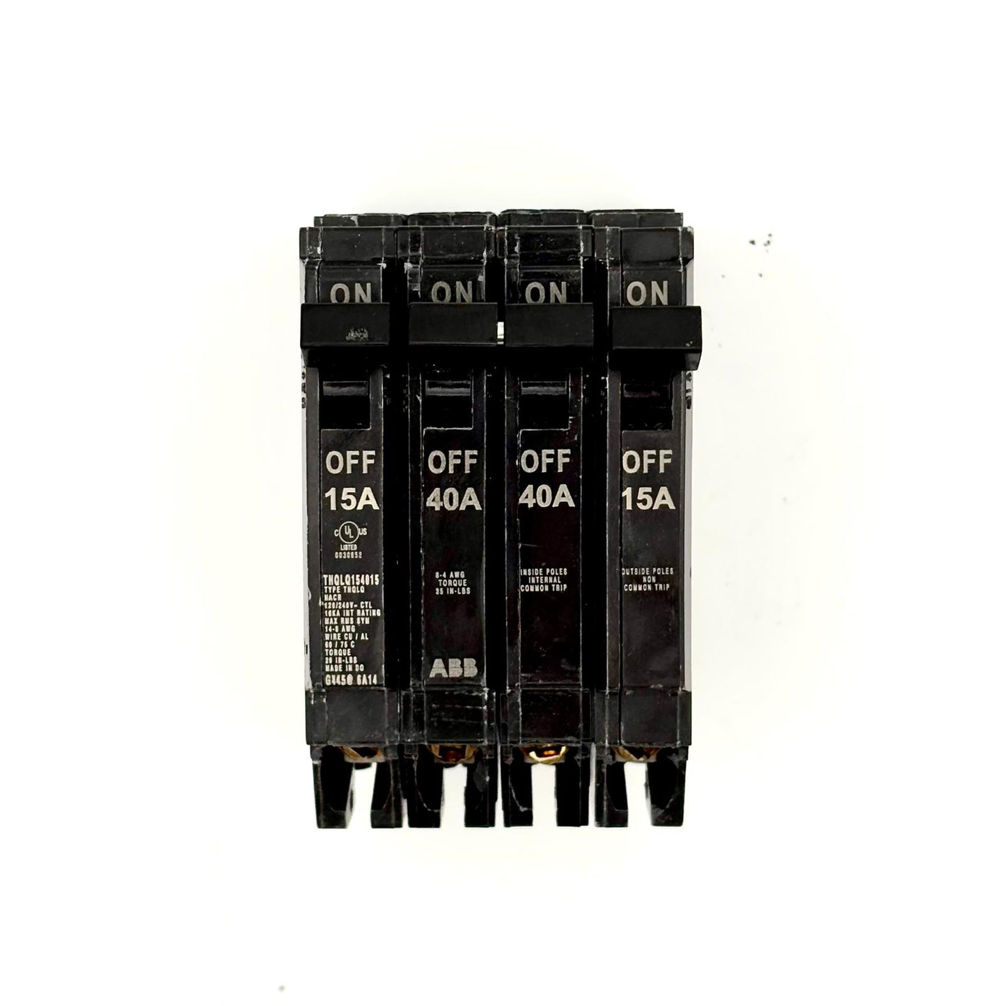 ABB/GE THQLQ154015 - 15-40-15AMP PLUG-IN 240V