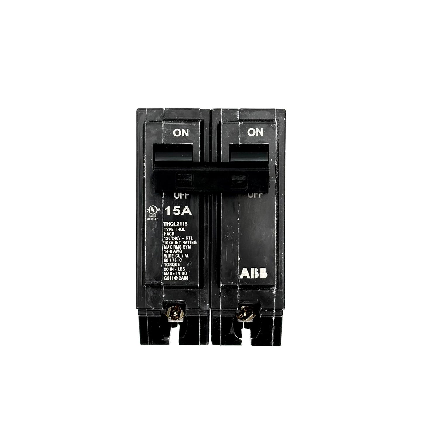 ABB/GE THQL2115 - 15AMP PLUG-IN 2 POLE 240V