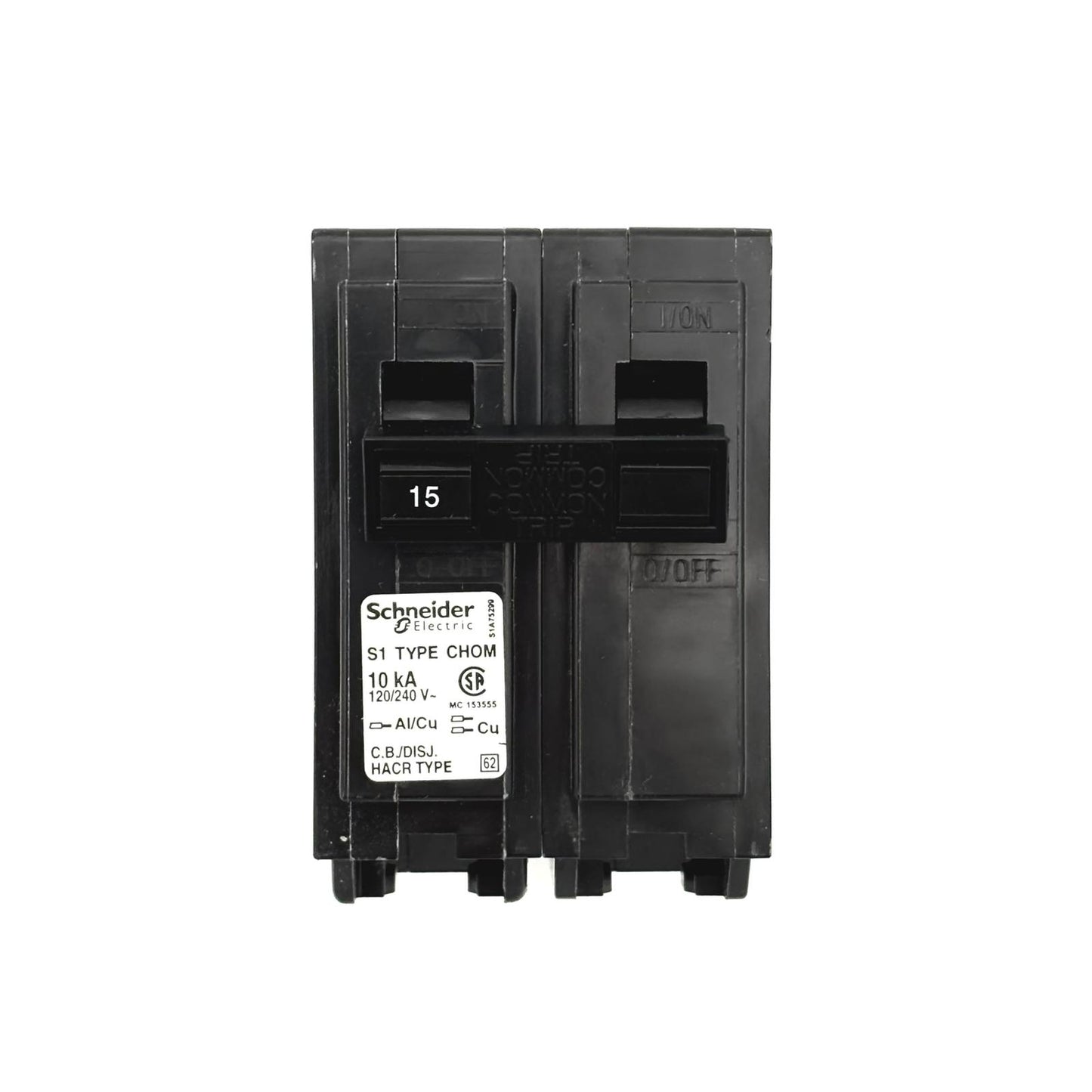 HOMELINE CHOM215 - 15 AMP PUSH-ON 2 POLE 240V