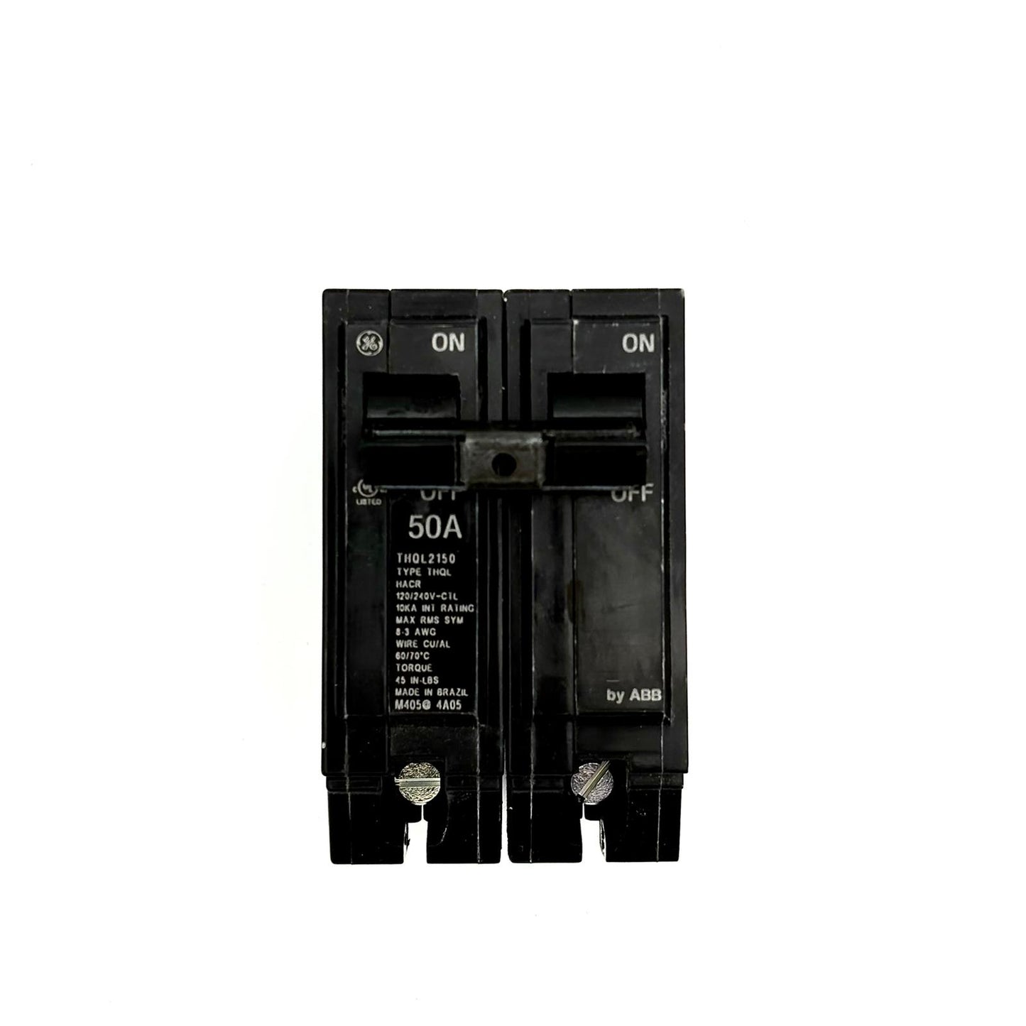 ABB/GE THQL2150 - 50AMP PLUG-IN 2 POLE 240V