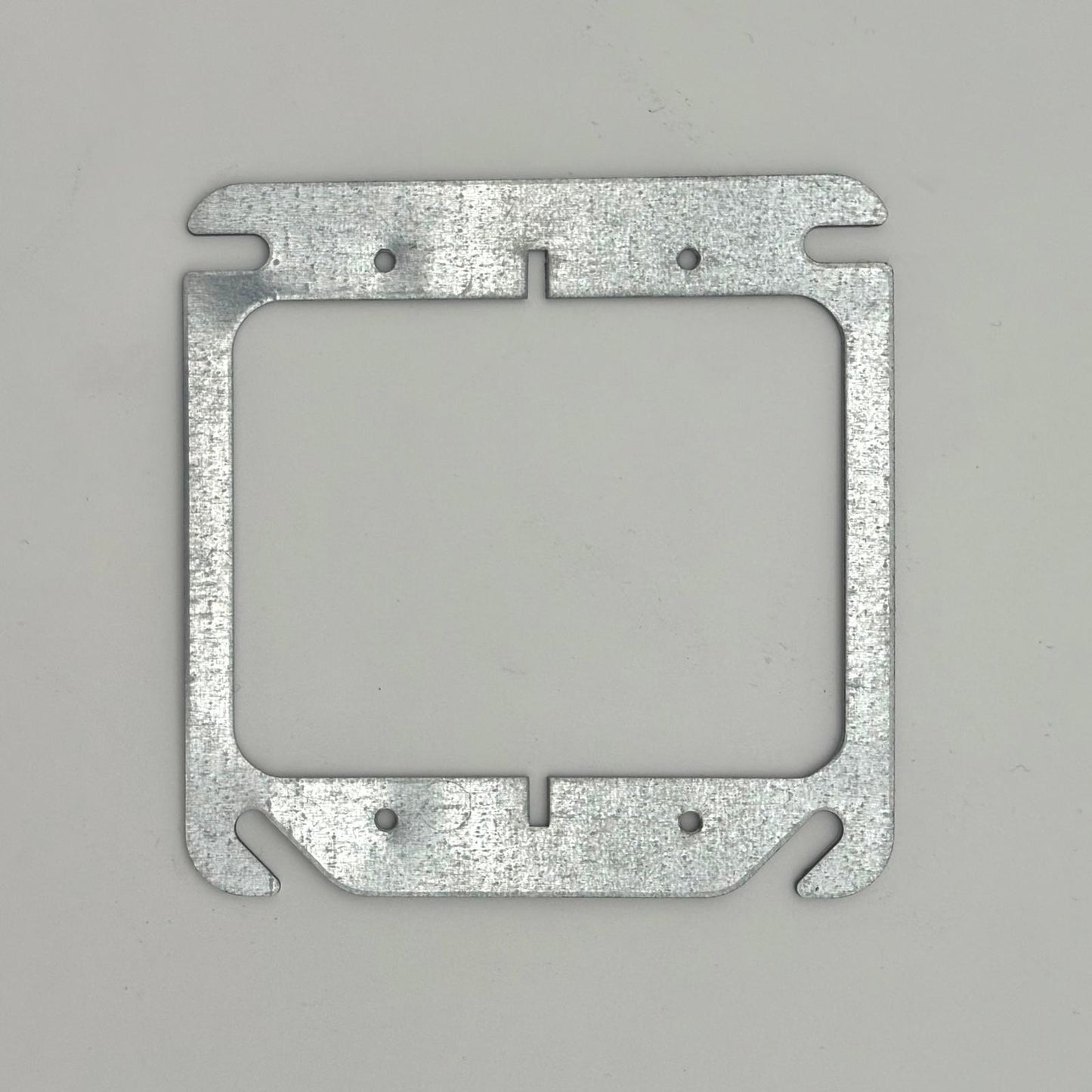 Flat 4x4 2 Gang Metal Wallplate