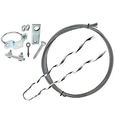 Hydel 2514GK Mast Guying Kit 2-1/2" C/W 20' of 1/4" Wire