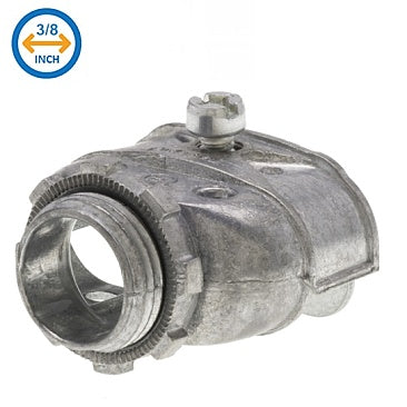 3/8" Duplex Connector for Flex and BX Cable