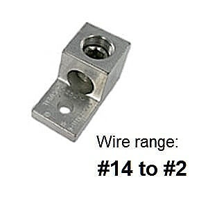 LA2 TECHSPAN LA2 ALUM MECH LUG 14-2 1CON 1HOLE
