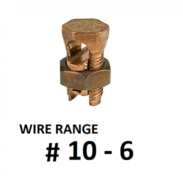 S6 TECHSPAN S6 SPLIT BOLT COPPER 10-6