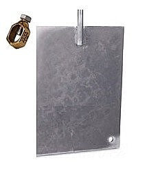1016GPGC GALVANIZED GROUND PLATE WITH BRASS CONNECTOR