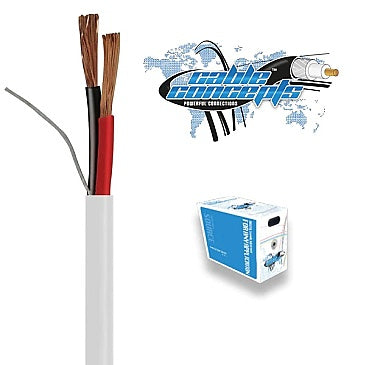 SWCH14265WH White Speaker Wire 14Awg 2C 65 Strand - 1000Ft