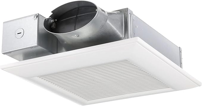 Panasonic FV-0510VS1 WhisperValue DC Ventilation Fan, 50-80-100 CFM , White