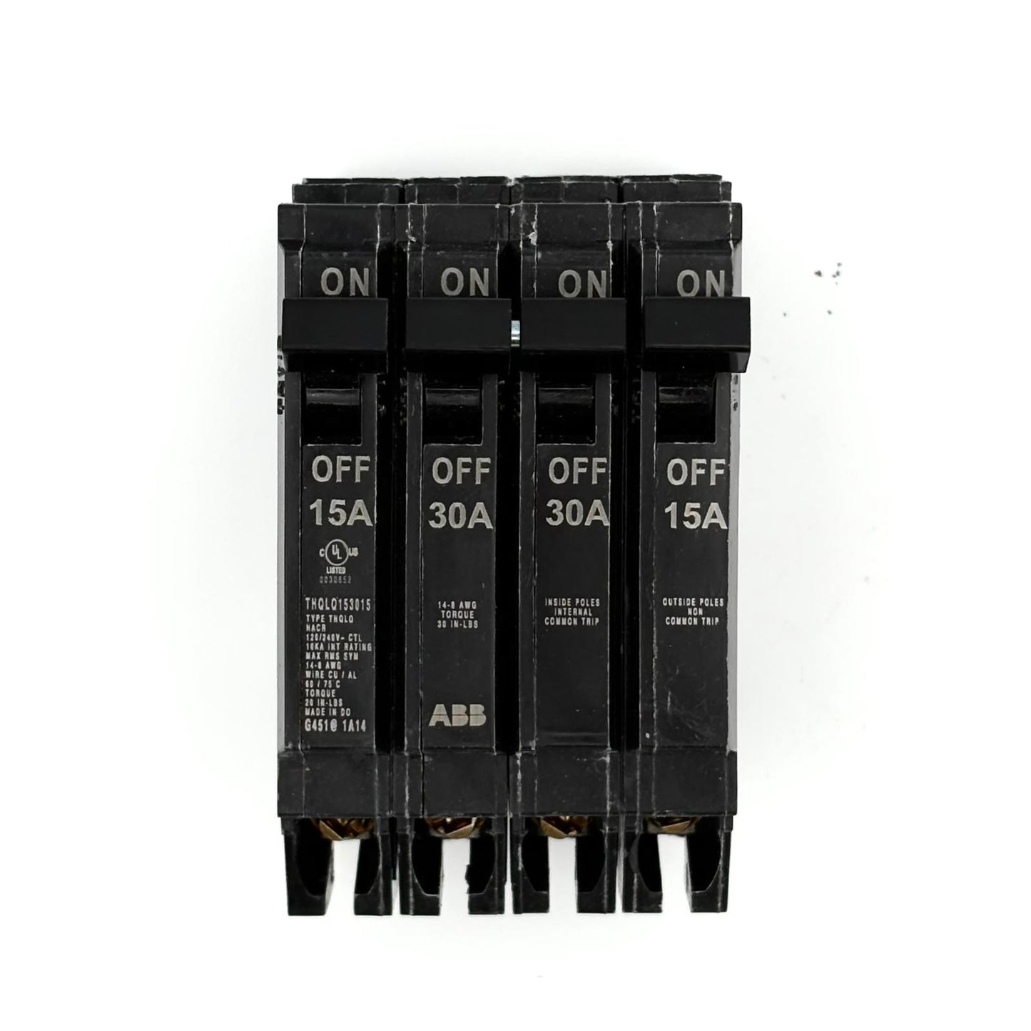 ABB/GE THQLQ153015 - 15-30-15AMP PLUG-IN 240V