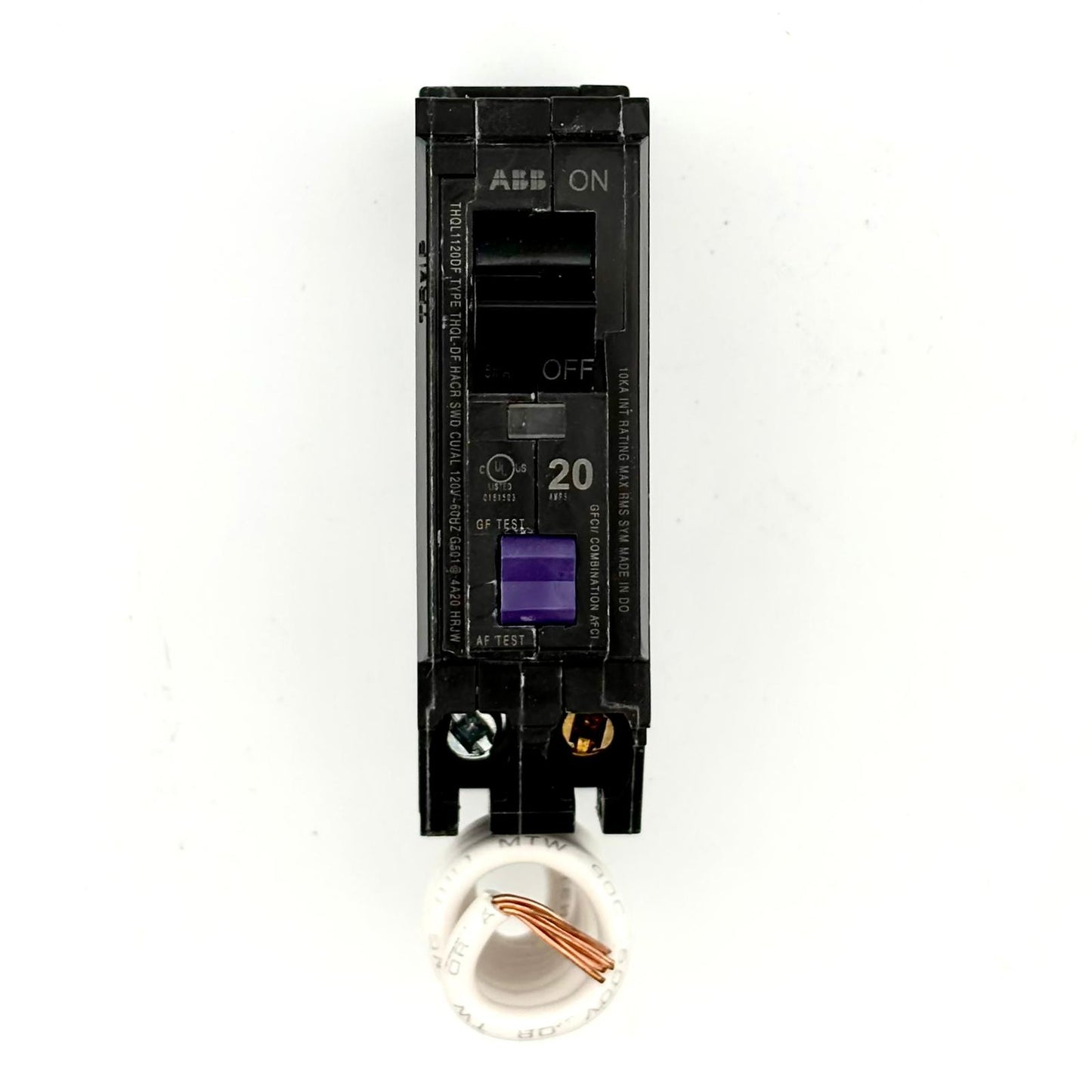 Tandem 20A/1P & 20A/1P 120/240V THQLT Breaker