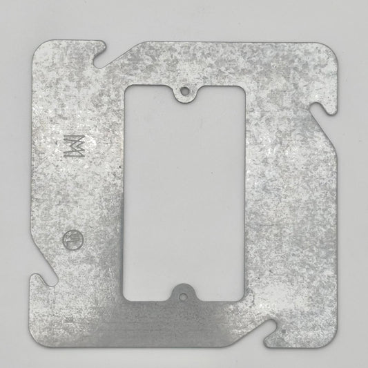 Flat 1 Gang Metal Wallplates