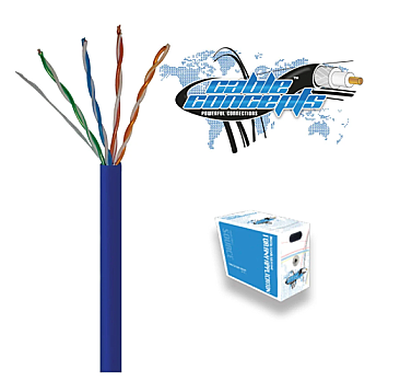 WICH2105BL Cat5E 24 Awg 4 Pr Ft4/Csa 1000 Feet Blue