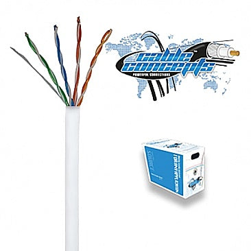 WICH2105WH Cat5E 24AWG 4PR FT4/CSA 1000FT - White