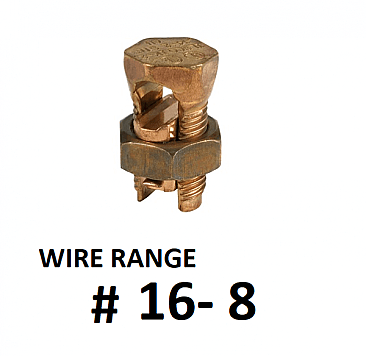 S8 TECHSPAN S8 SPLIT BOLT COPPER 16 STR TO 8 STR