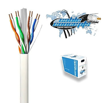 WICH2106WH Cable Concepts Cat 6 23AWG - 1000Ft White